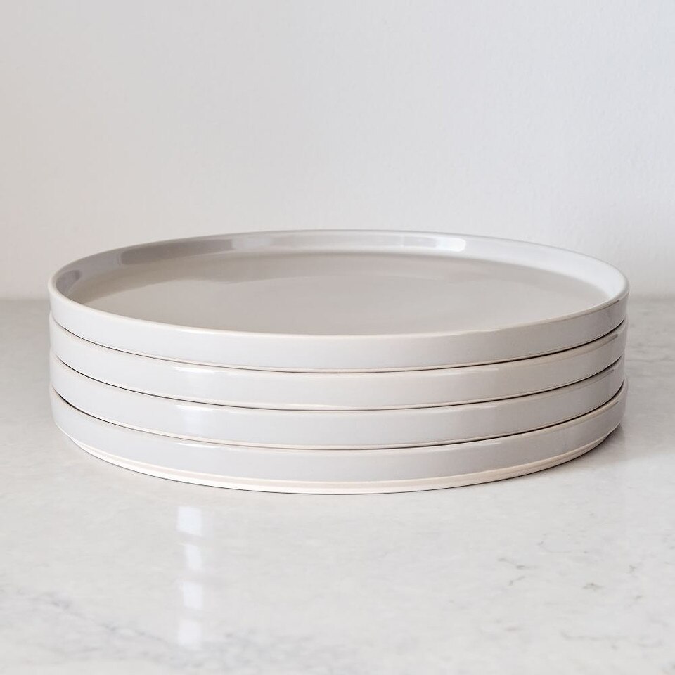 StraightSided Stoneware Dinner Plates West Elm Australia
